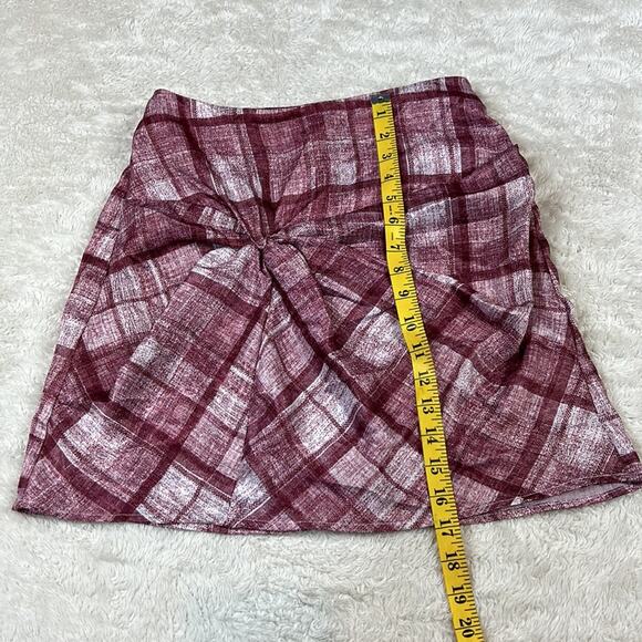 The Fifth Label pink plaid mini skirt, size small - Picture 4 of 9